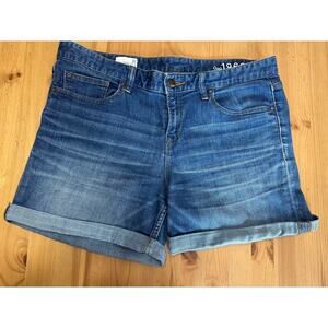 Gap Blue Jean Denim Real Straight Shorts Women 31 Summer Beach Casual Comfy Trip
